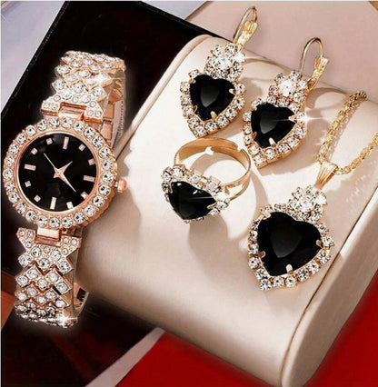 Set Watch & Crystal Jewelry MR921