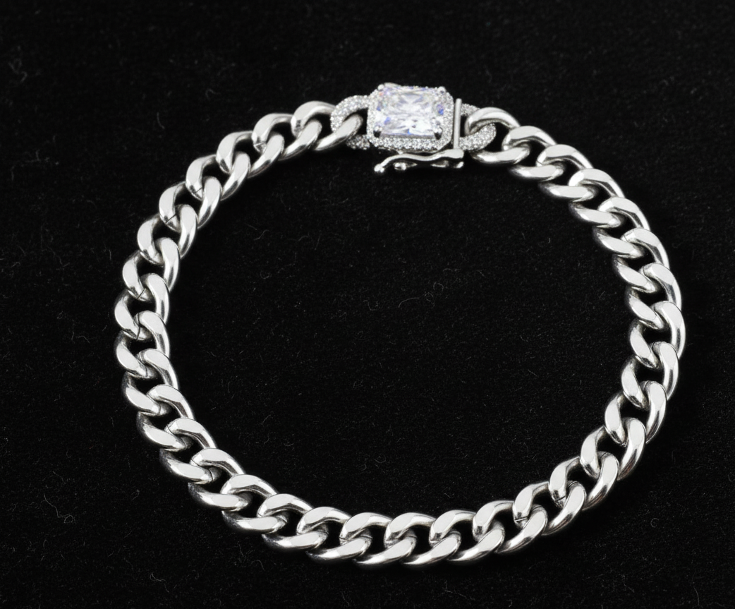 Sterling Silver Bracelet Men