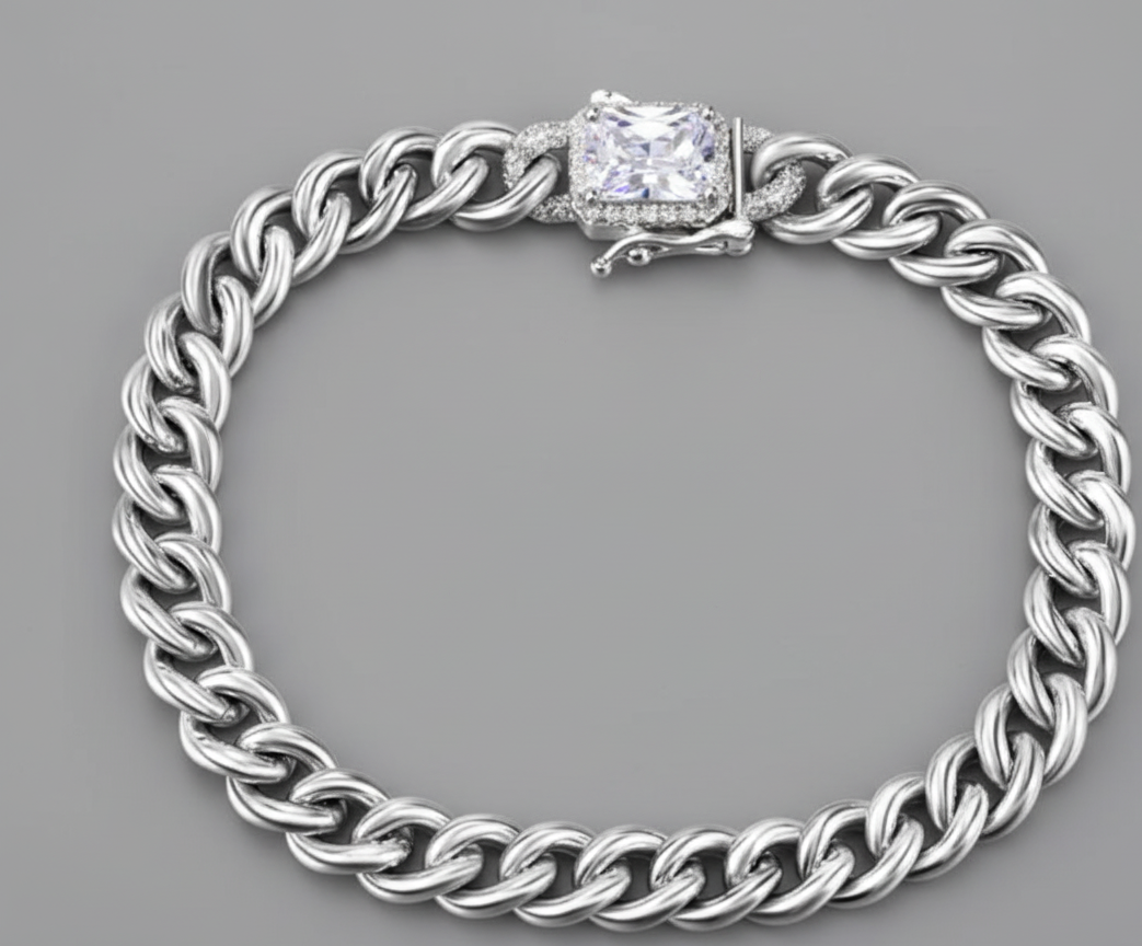 Sterling Silver Bracelet Men