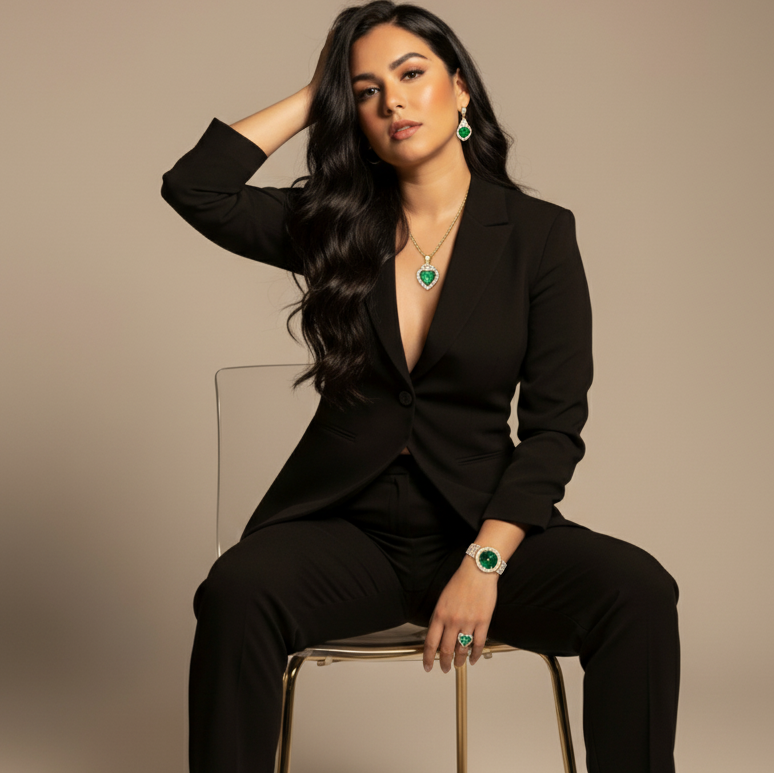 Set Watch & Crystal Jewelry MR921