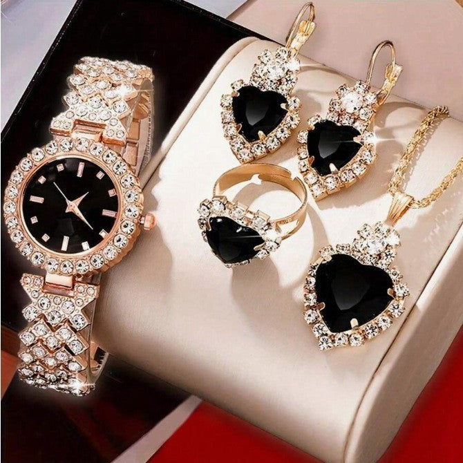 Set Watch & Crystal Jewelry MR921